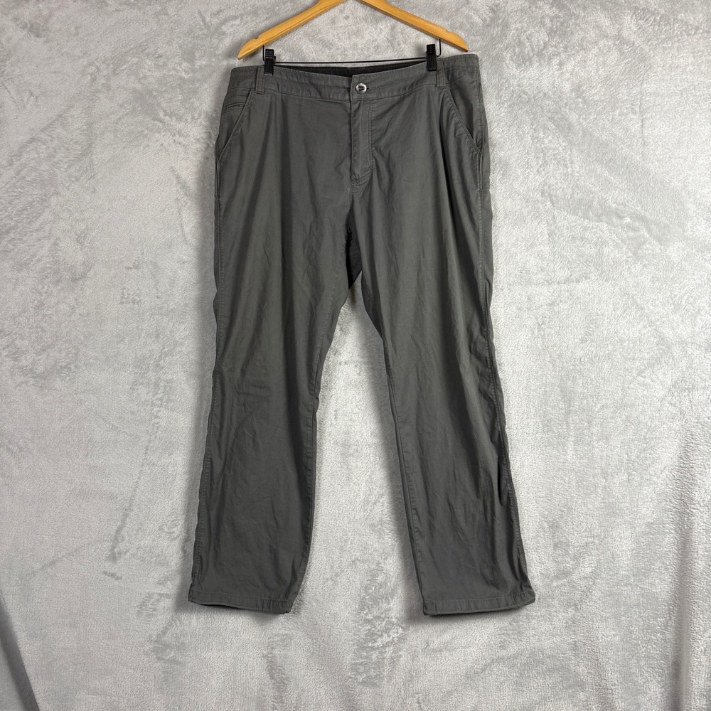 KUHL Resistor Lite Chino Gray Outdoor Performance Pants Mens 38x30 Stretch